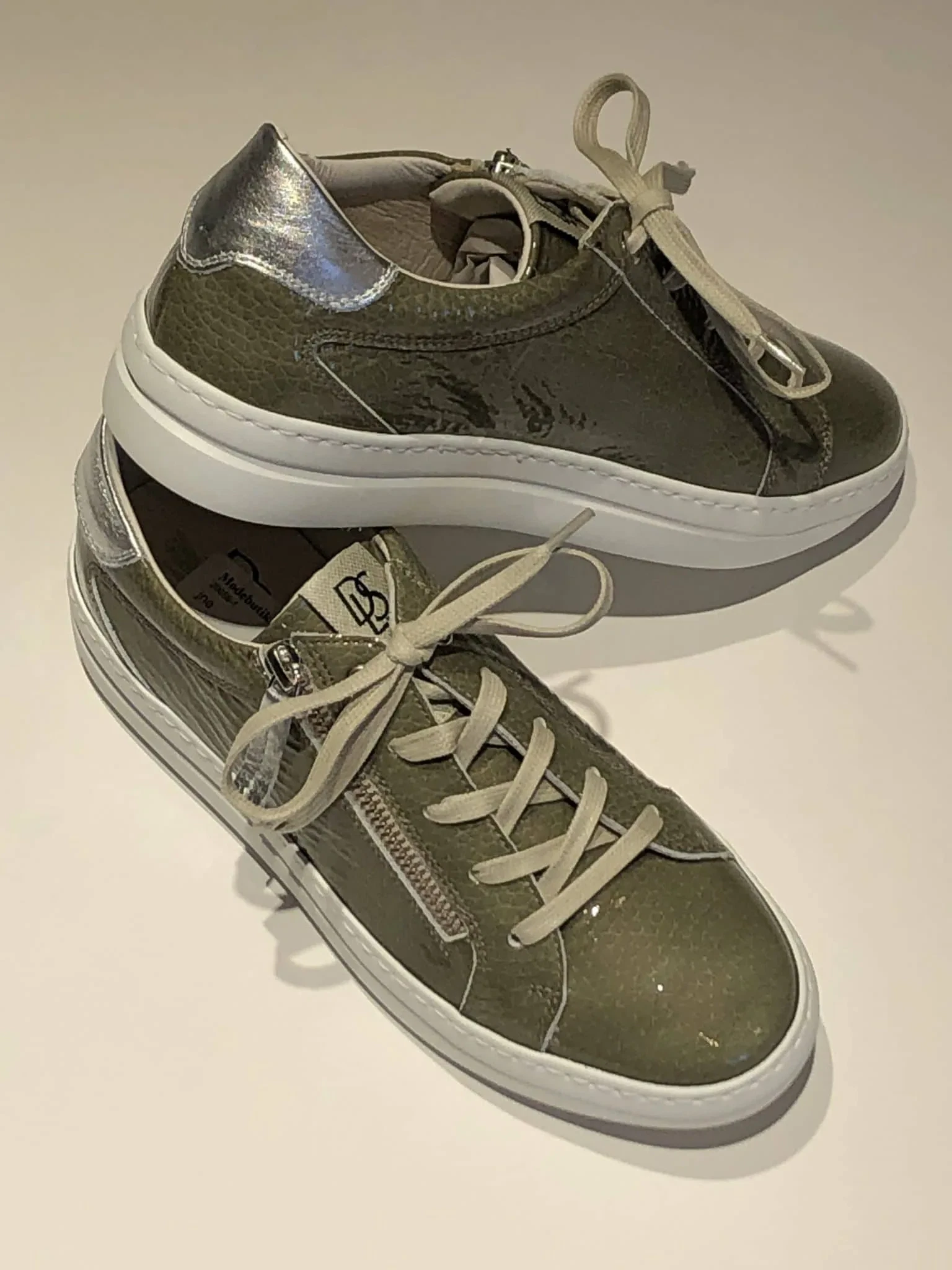 DLsport sneakers Gomma 4603 09 sweden olivia polaris argento scaled