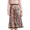 Marc Cain nederdel plisse rosa PC7143W60 214 1
