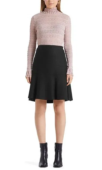 Marc Cain nederdel sort PC7149J30 900 1