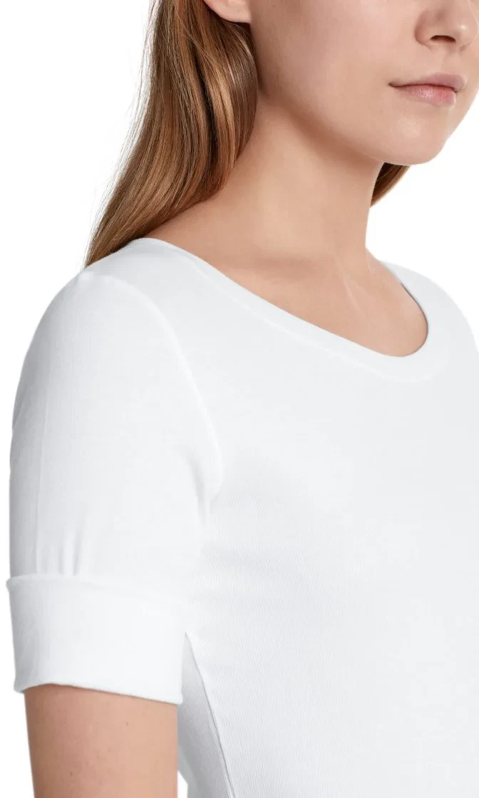 Marc Cain Essentials tshirt hvid E4809J50 100 3