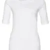 Marc Cain Essentials tshirt hvid E4809J50 100