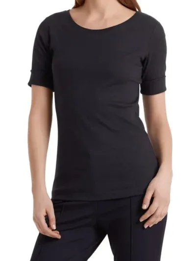 Marc Cain Essentials tshirt marine E4809J50 395 2