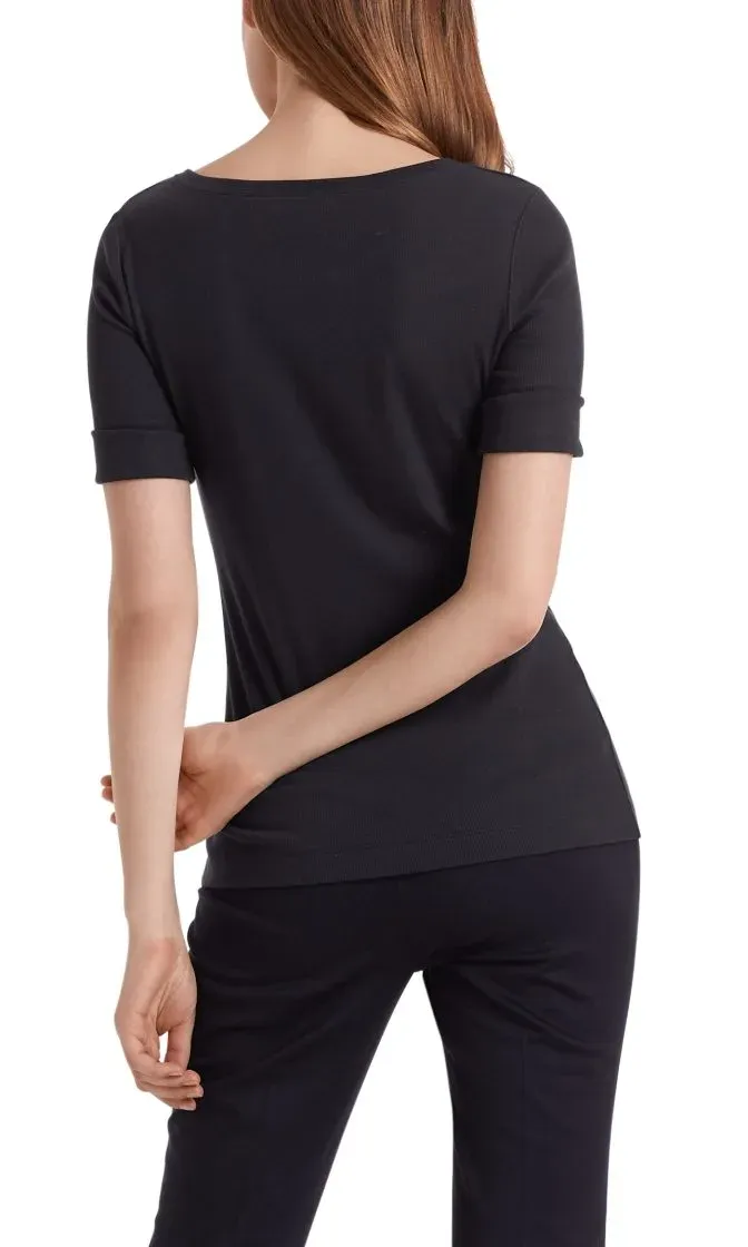 Marc Cain Essentials tshirt marine E4809J50 395 3