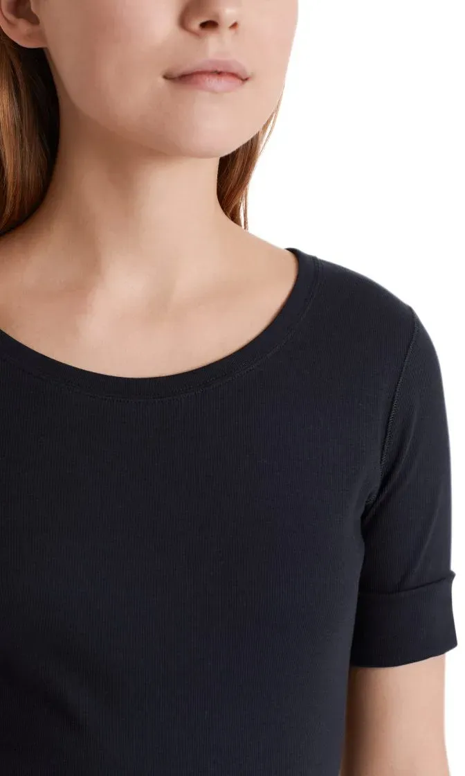 Marc Cain Essentials tshirt marine E4809J50 395 4