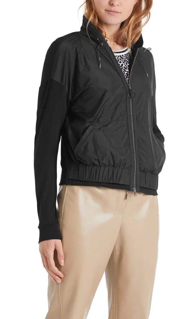 Marc Cain Sports jakke i mixed materiale sort 1