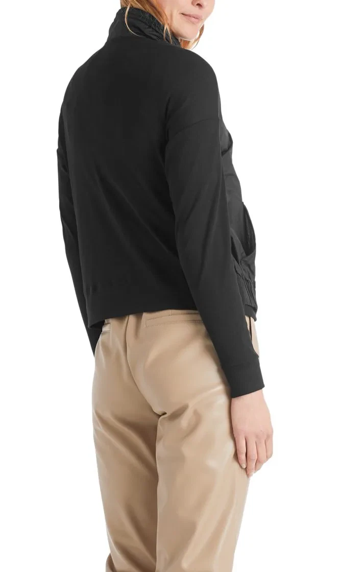 Marc Cain Sports jakke i mixed materiale sort 2
