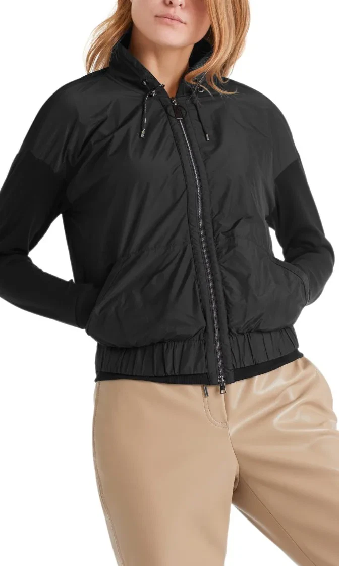 Marc Cain Sports jakke i mixed materiale sort 3