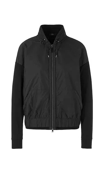 Marc Cain Sports jakke i mixed materiale sort