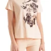 Marc Cain Sports printed T shirt powder rose 1