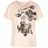 Marc Cain Sports printed T shirt powder rose