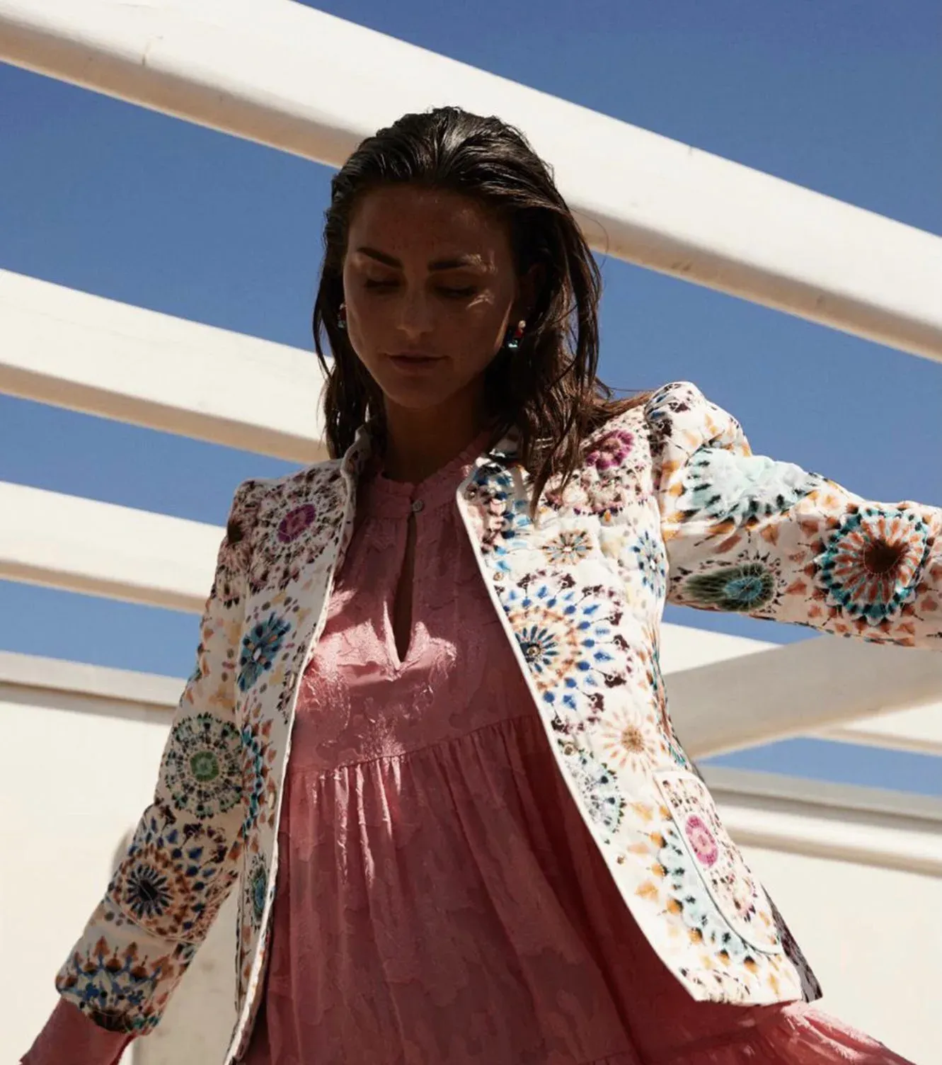 Dea Kudibal quilted jakke Rosy Kaleidoscope 2