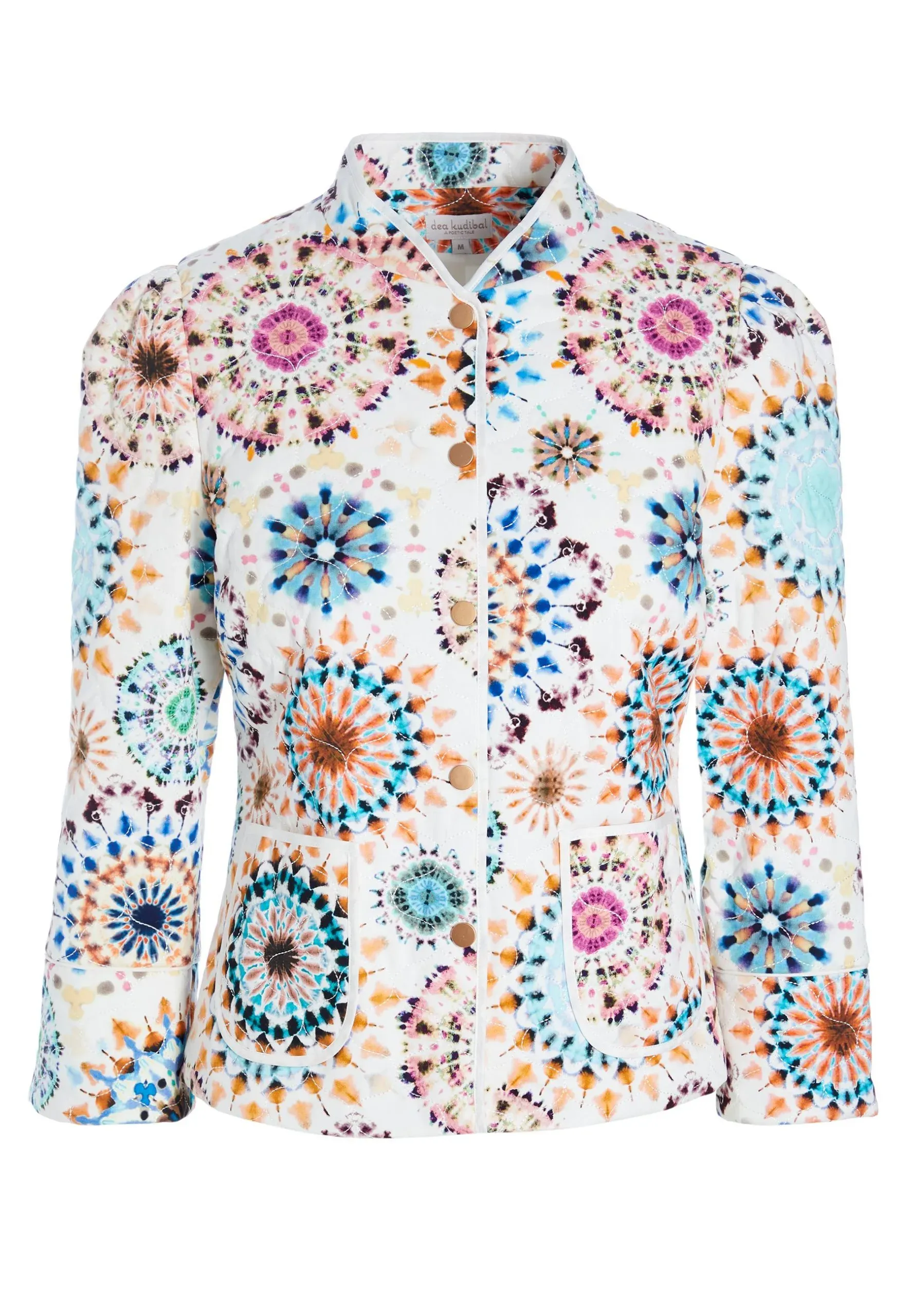 Dea Kudibal quilted jakke Rosy Kaleidoscope scaled