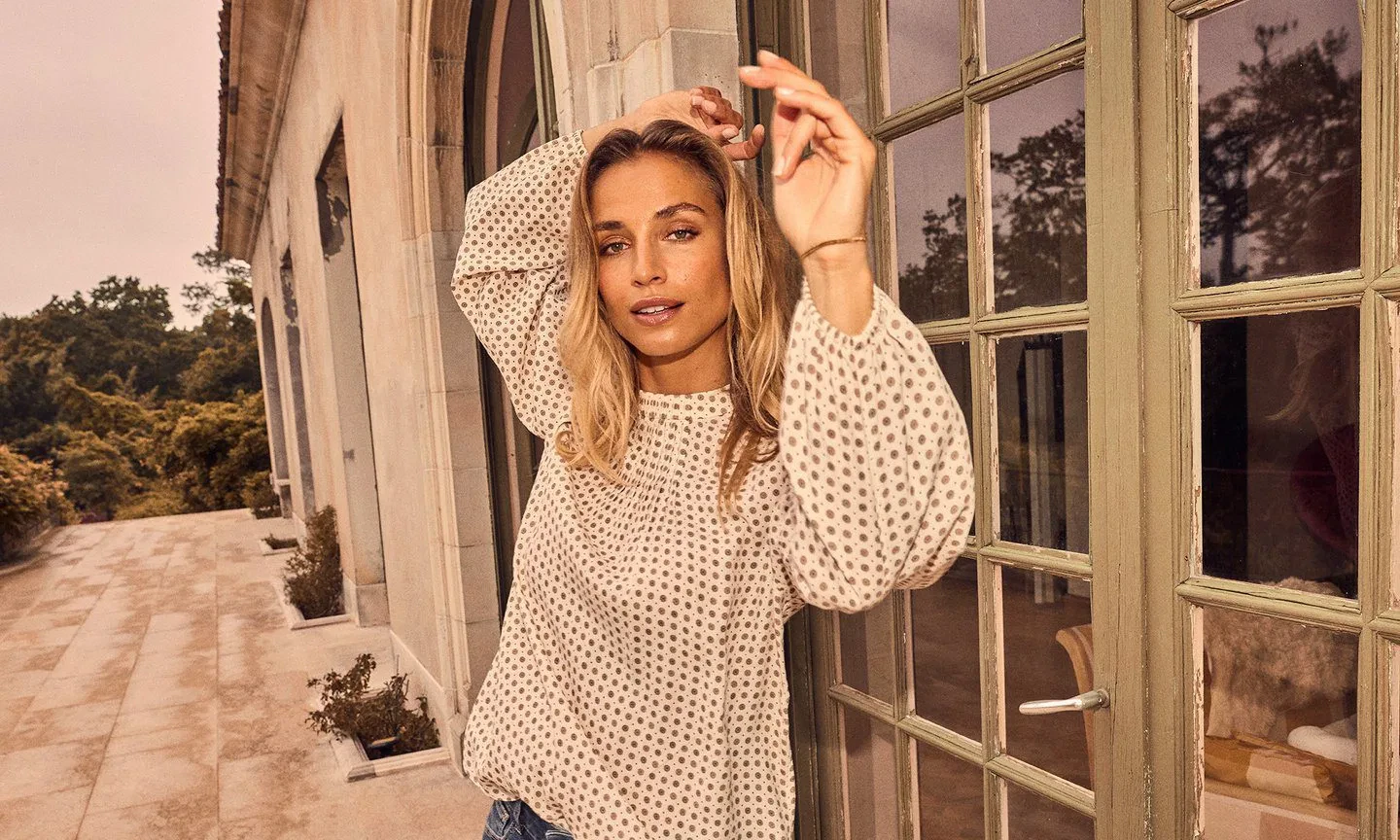 Mos Mosh Fina Tilia bluse Ecru 1