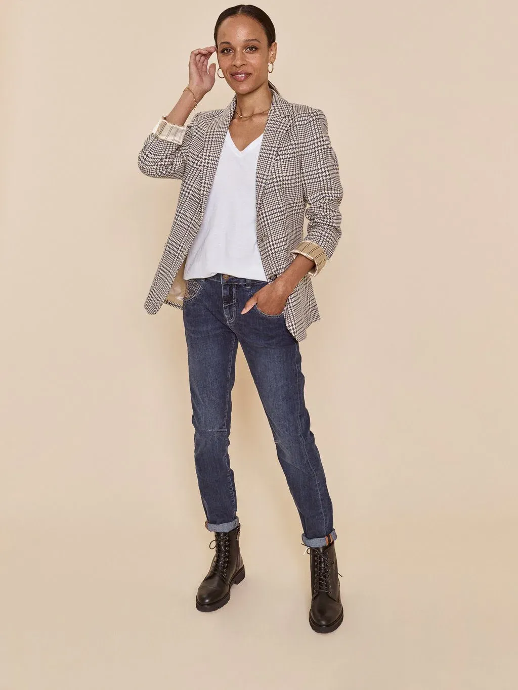 Mos Mosh Mary Clair Blazer Ombre Blue 1