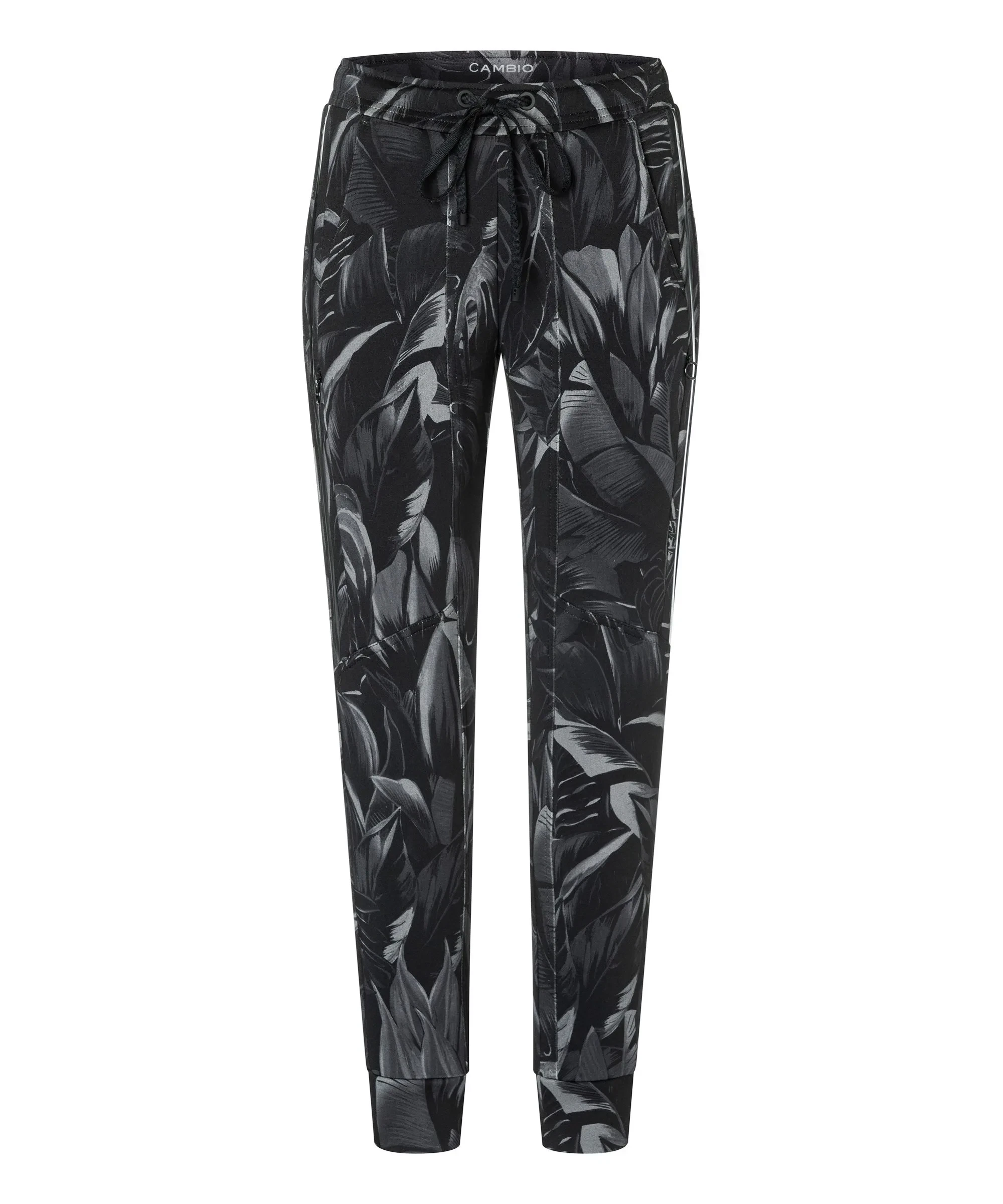 Cambio bukser Jorden grey black leaves