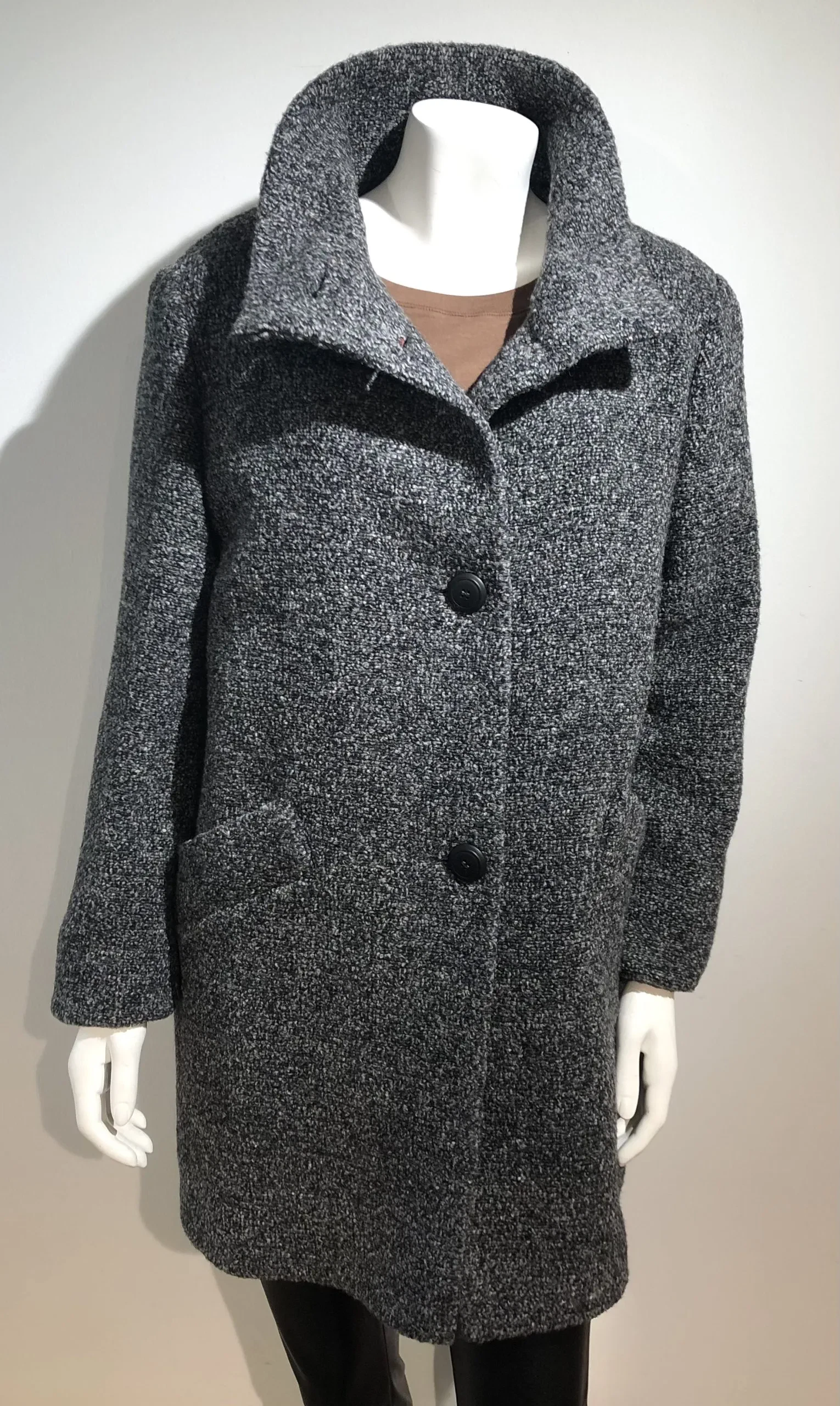 Fuchs Schmitt jakke boucle sort hvid 1 scaled