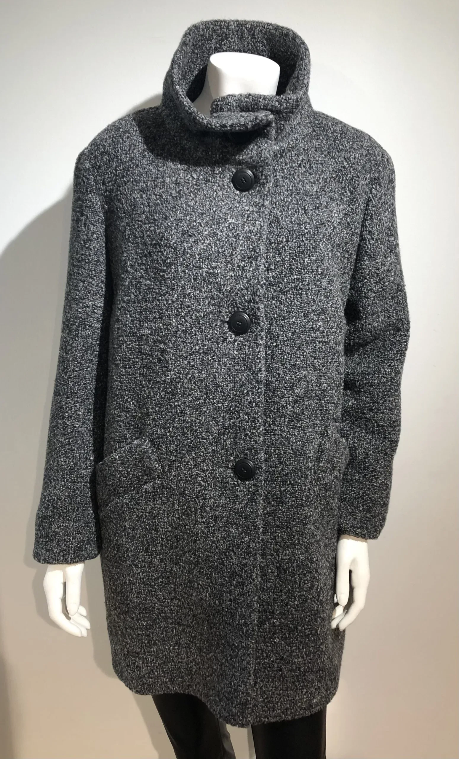 Fuchs Schmitt jakke boucle sort hvid scaled