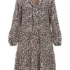 Marc Cain Collections kjole sandy beige e1635359953984