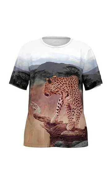 Marc Cain collections T shirt with leopard 2