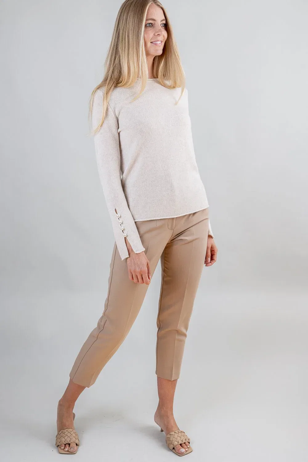 OTAY Abbelone cashmere sweater warm beige 3