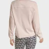 Marc Cain Sports bluse i mixed materiale 1