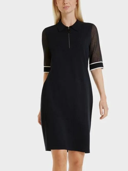 Marc Cain Sports jearsey kjole marine