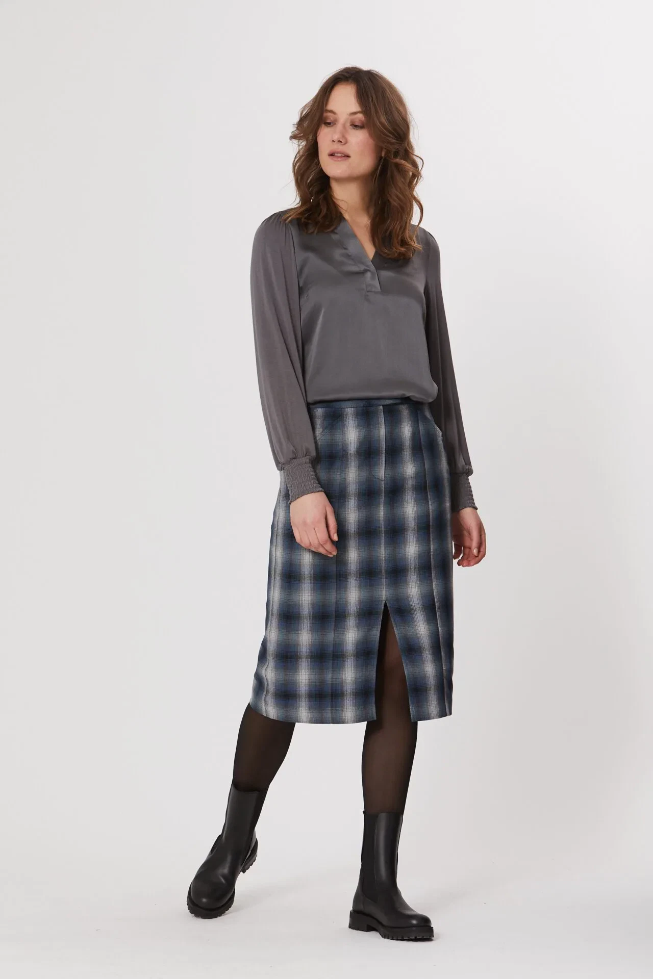 PBO Pollipop Blouse Grey