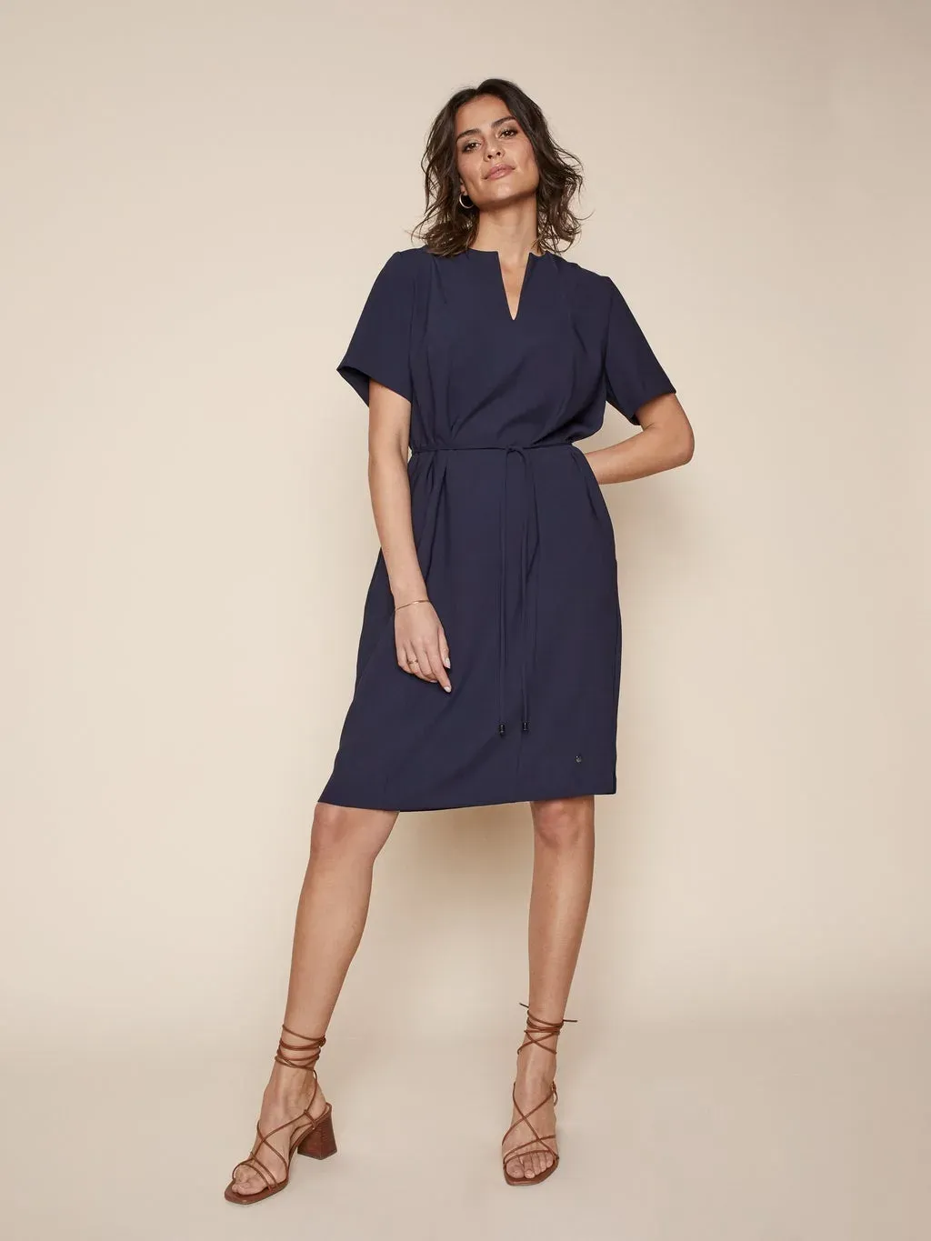 Mos Mosh Adley Leia Kjole navy