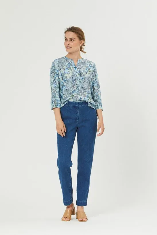 PBO Bali blouse silke light blue 3