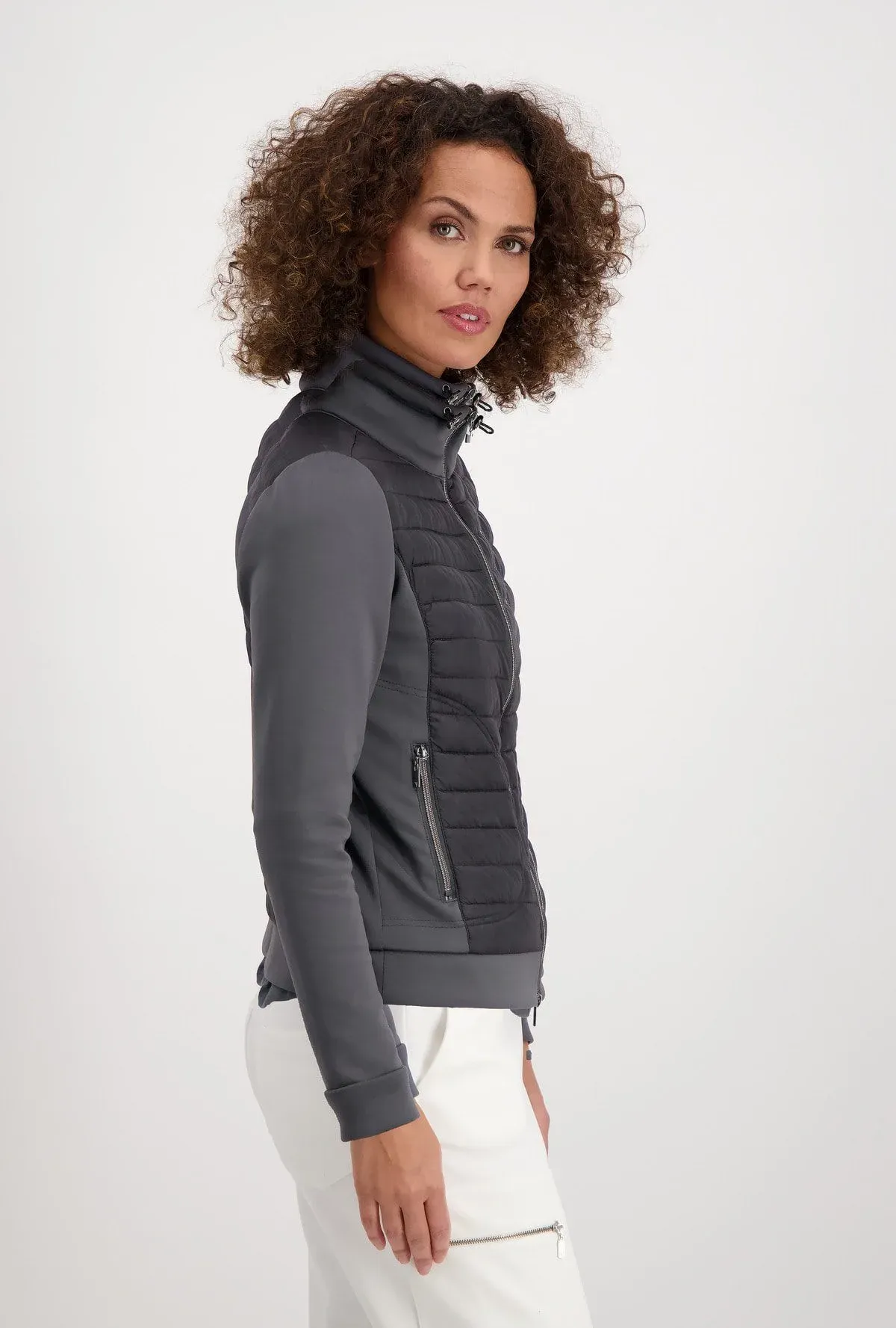 Monari Jakke med jersey aermer 3