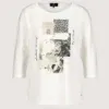 Monari T shirt med print raahvid 3