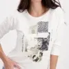 Monari T shirt med print raahvid
