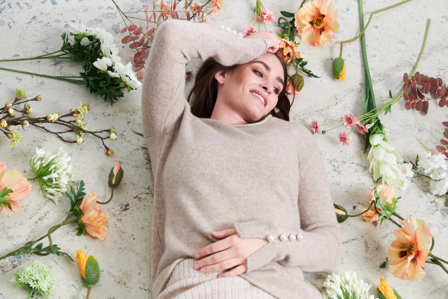 OTAY Abbelone Cashmere Sweater Sand 2