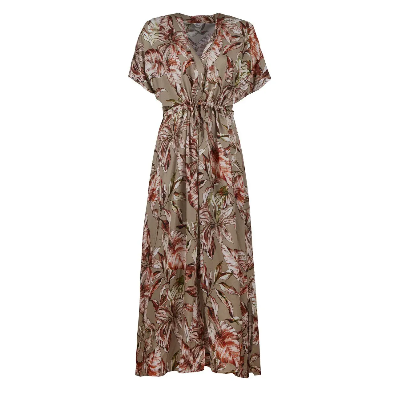 Stenstroems Carolina Dress Leaf Patterned