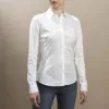 Stenstroems Salma Slim Shirt White Jersey Back