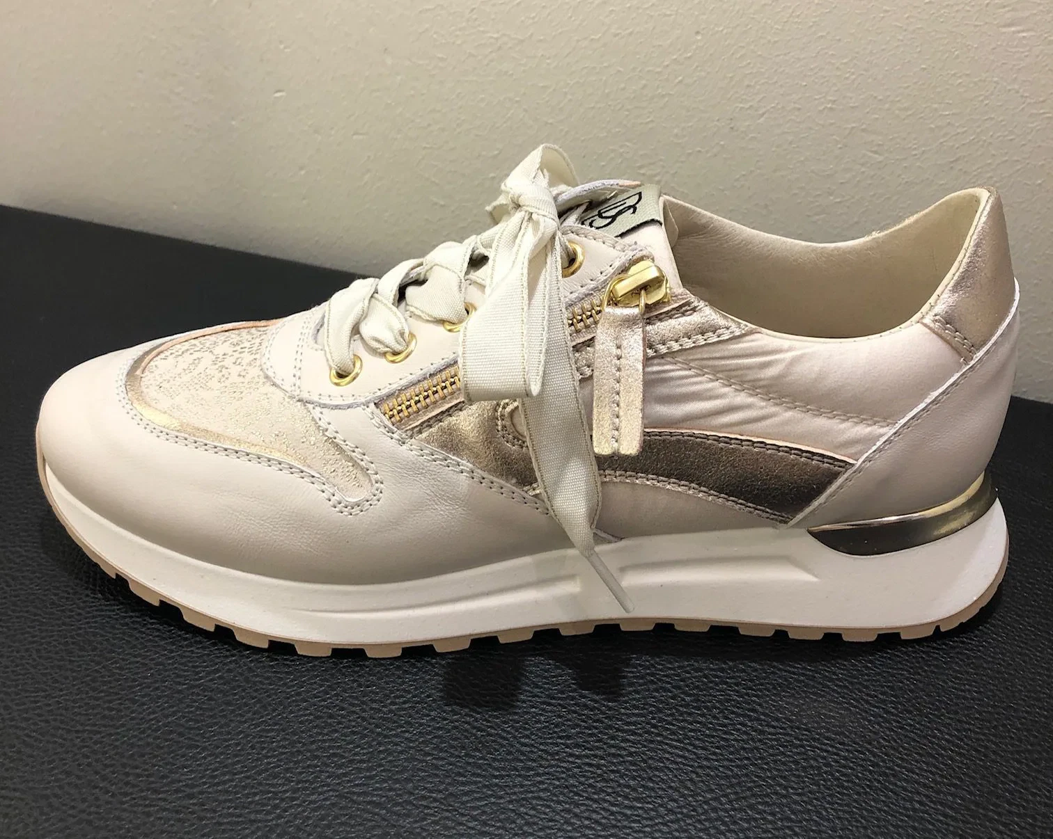 DLSport sneakers Gomma Vitello Latte Opole Platino 1