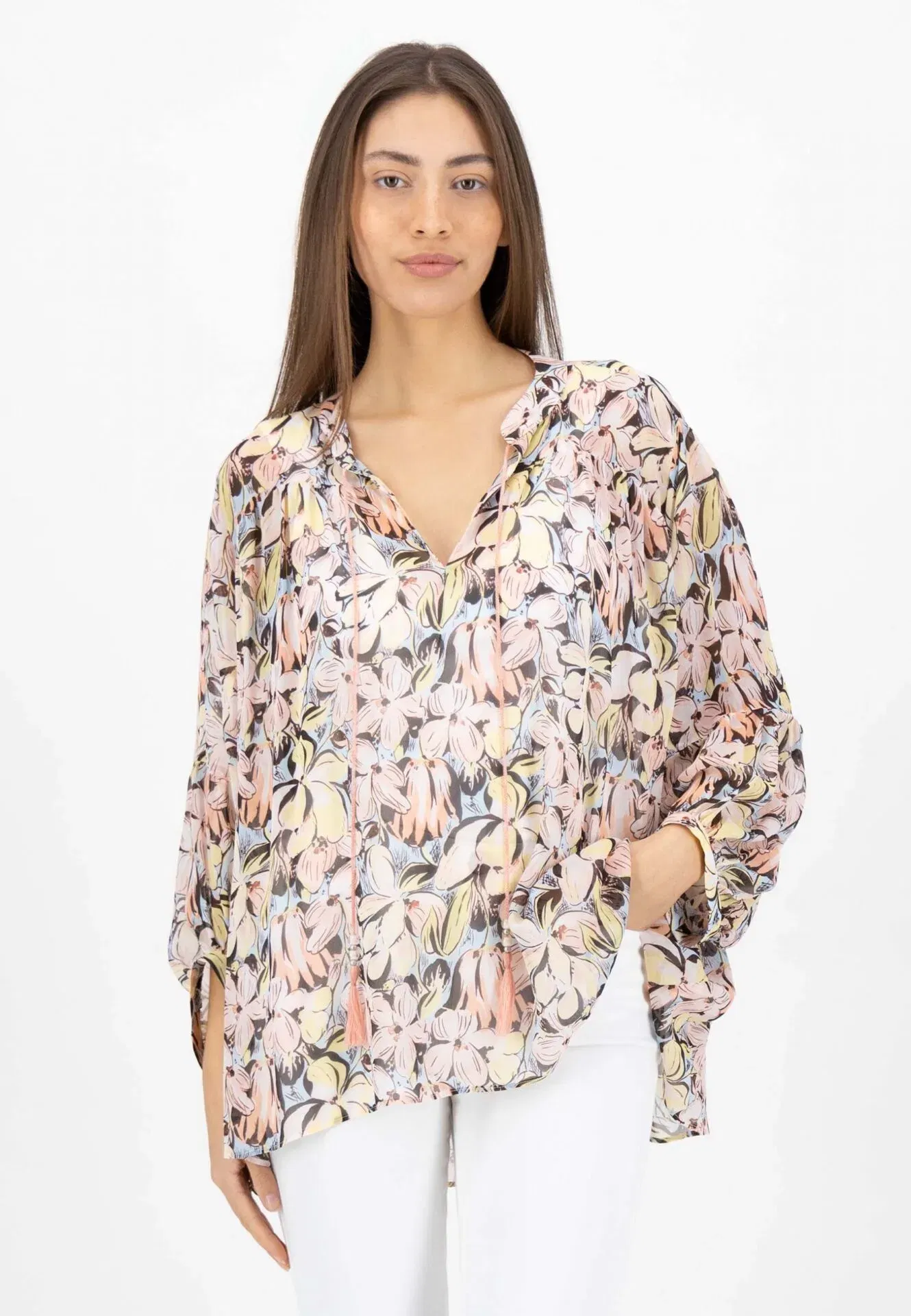 Louis and Mia Tunika med blomsterprint