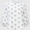 Louis and Mia hvid bluse med blomsterbroderi 4