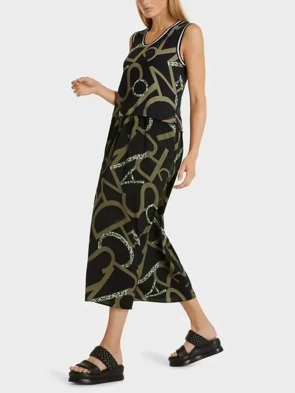 Marc Cain Sports kjole i mixed materiale