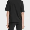 Marc Cain Sports T shirt med palme print i sort 1