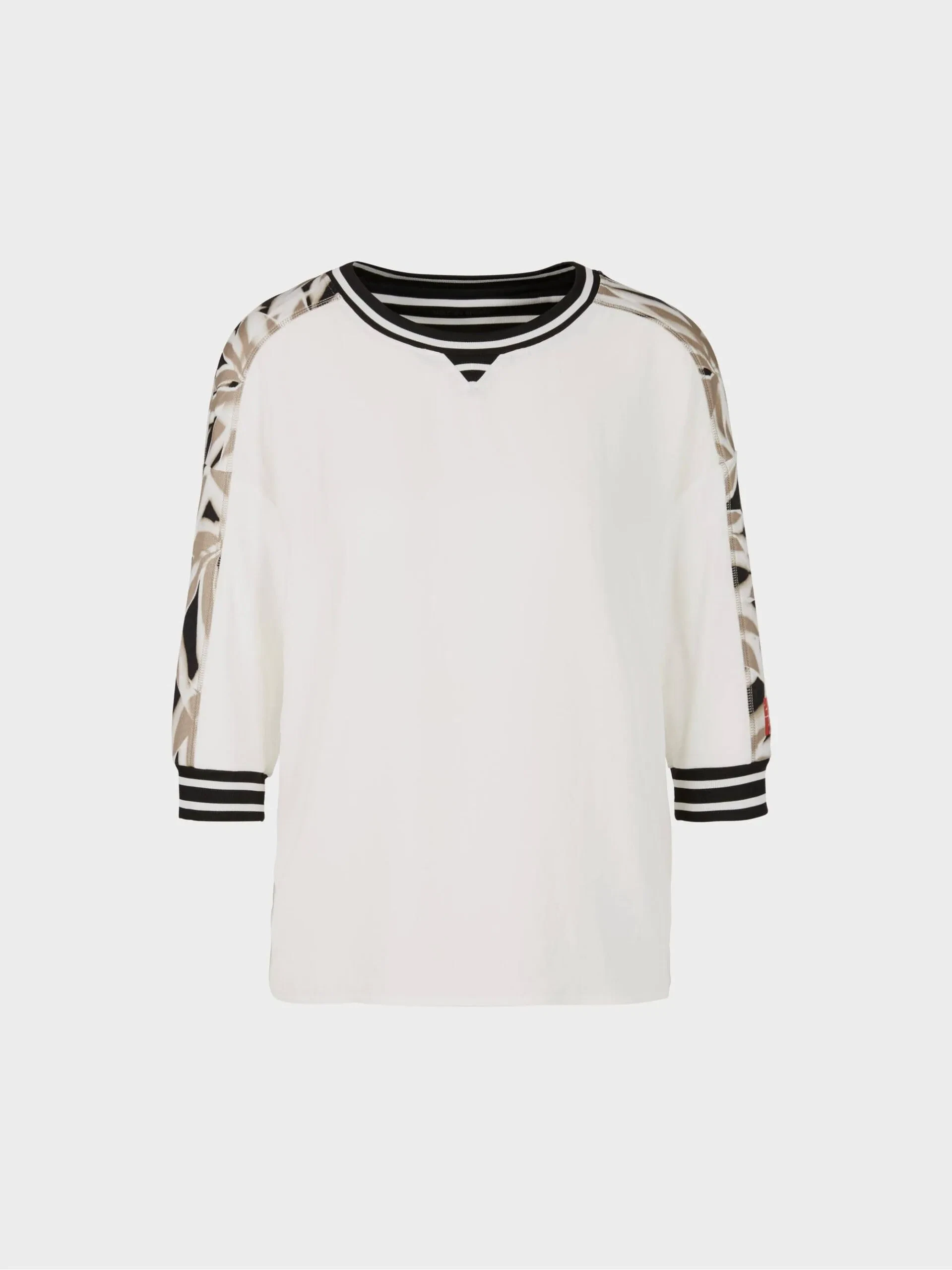 Marc Cain Sports bluse i mixed materiale raahvid 4