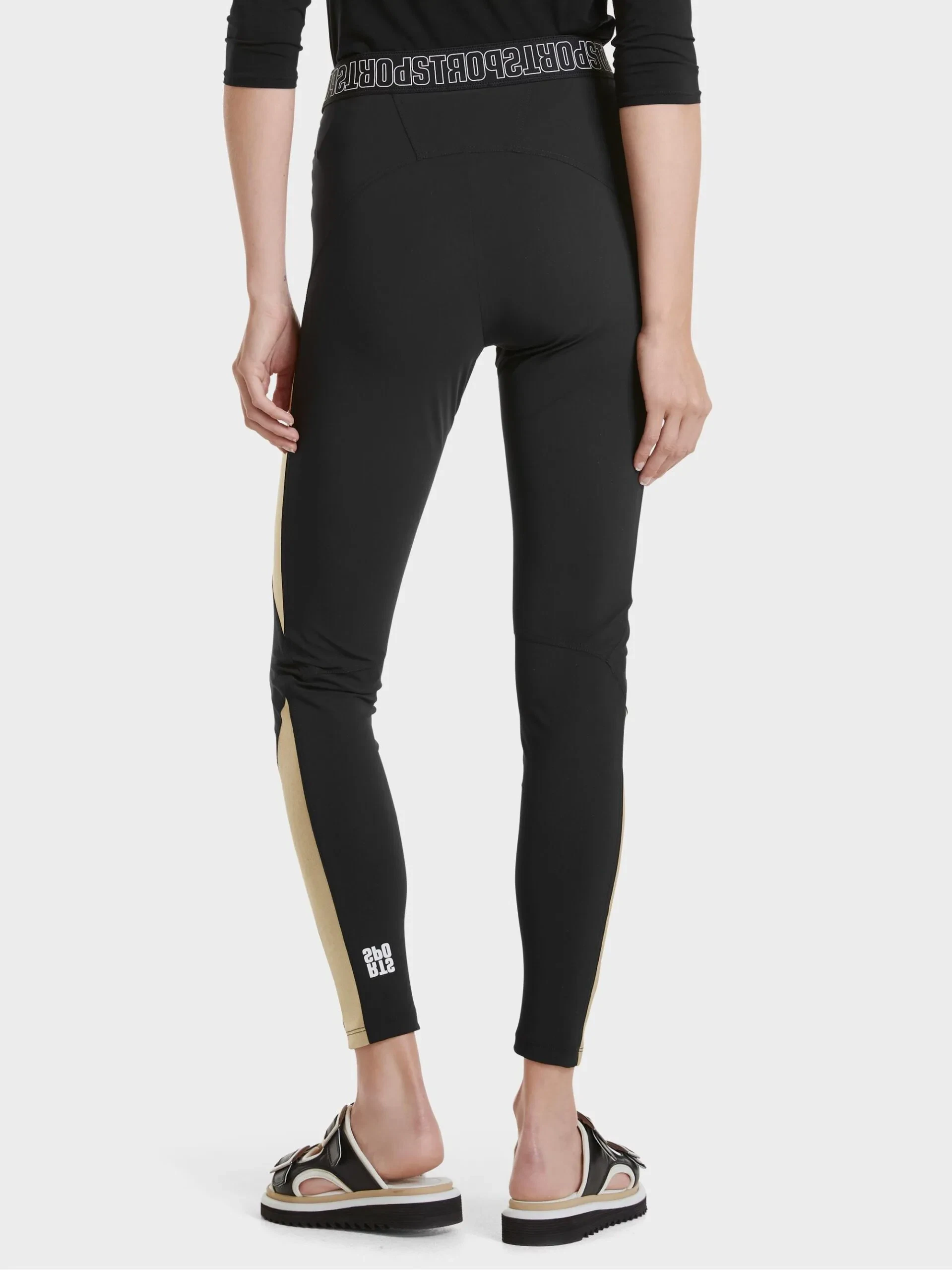 Marc Cain Sports bukser med guldprint 1