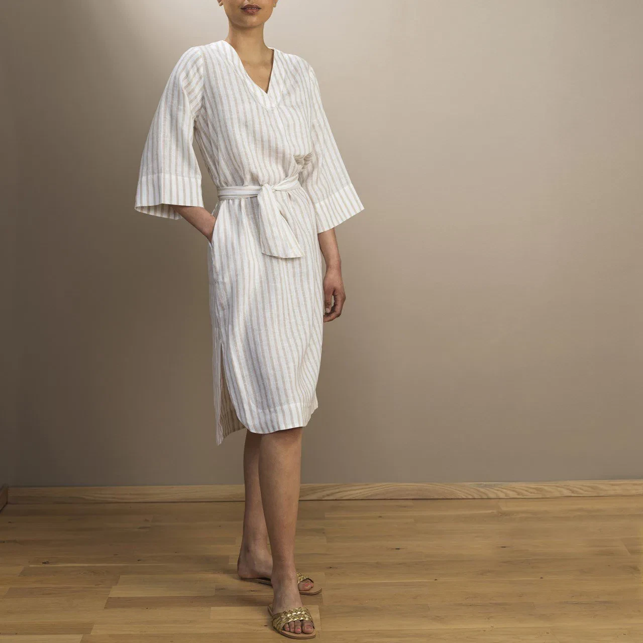 Stenstroems Cathryn Striped Linen Dress