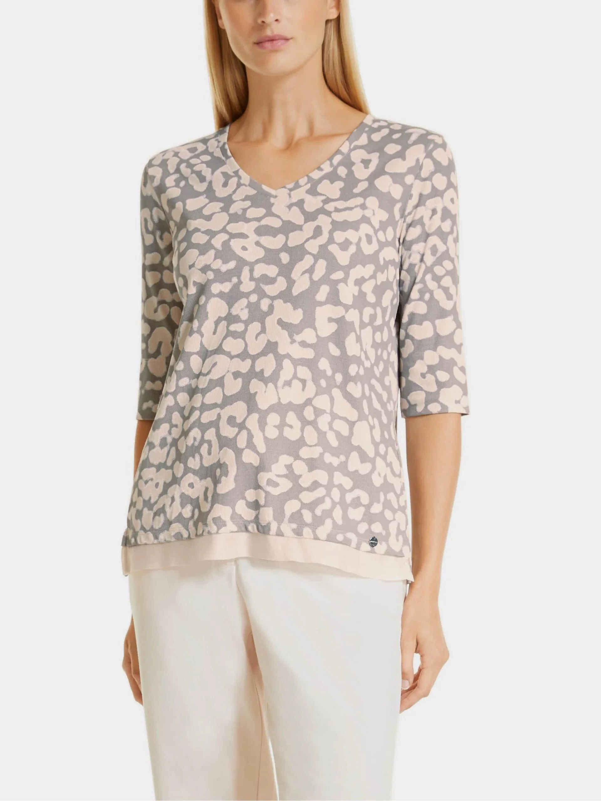 Marc Cain T shirt med leopard print