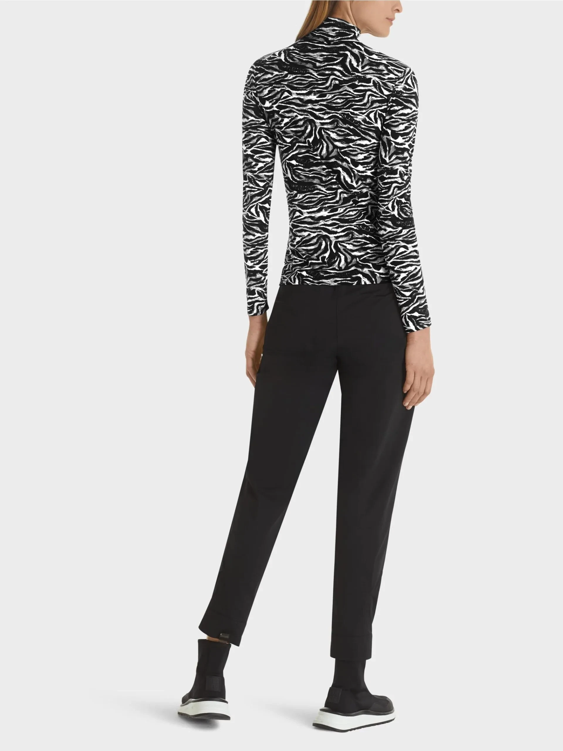 Marc Cain Sports bluse med zebra moenster 1