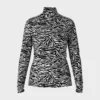 Marc Cain Sports bluse med zebra moenster 4
