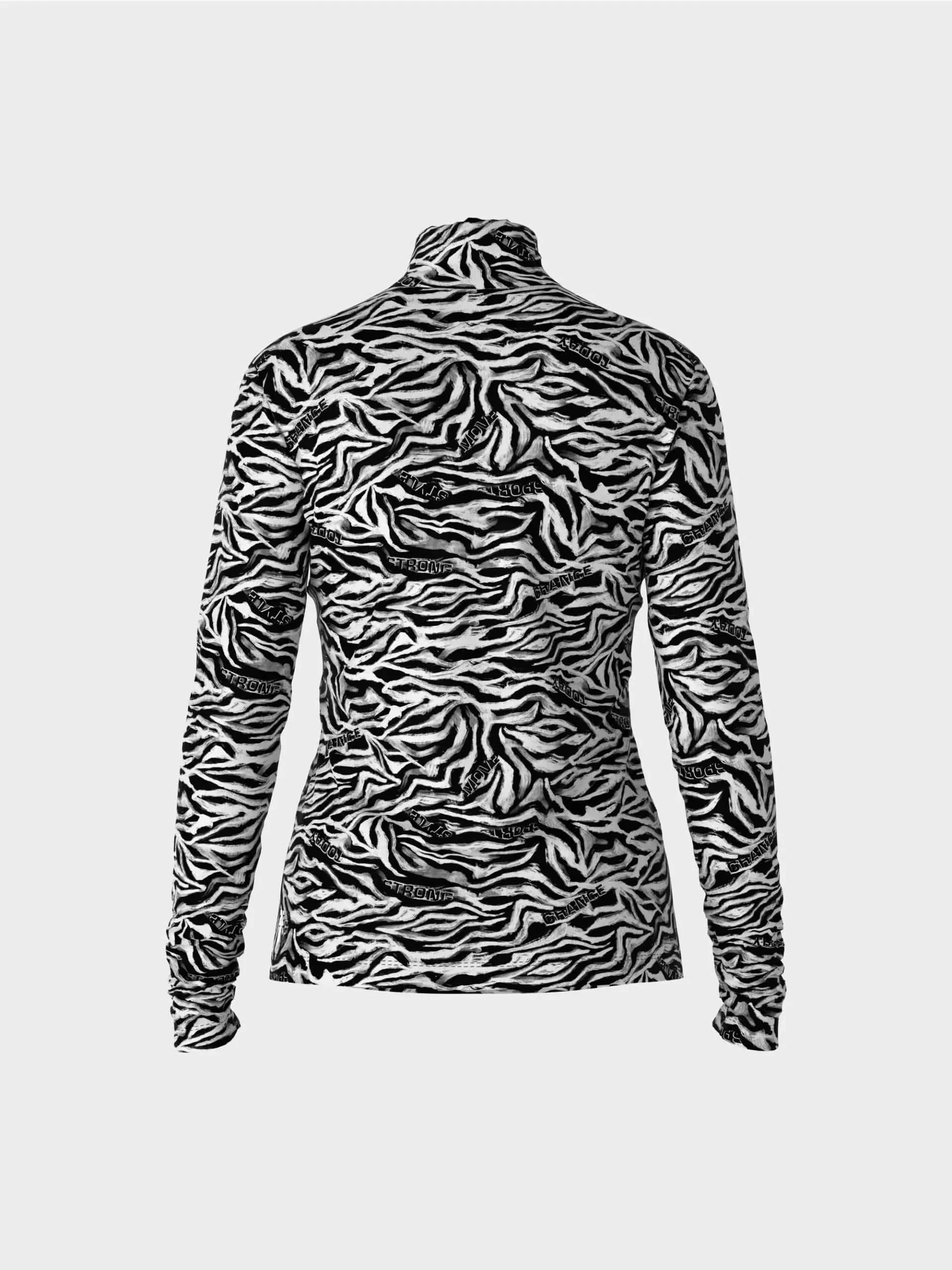 Marc Cain Sports bluse med zebra moenster 5