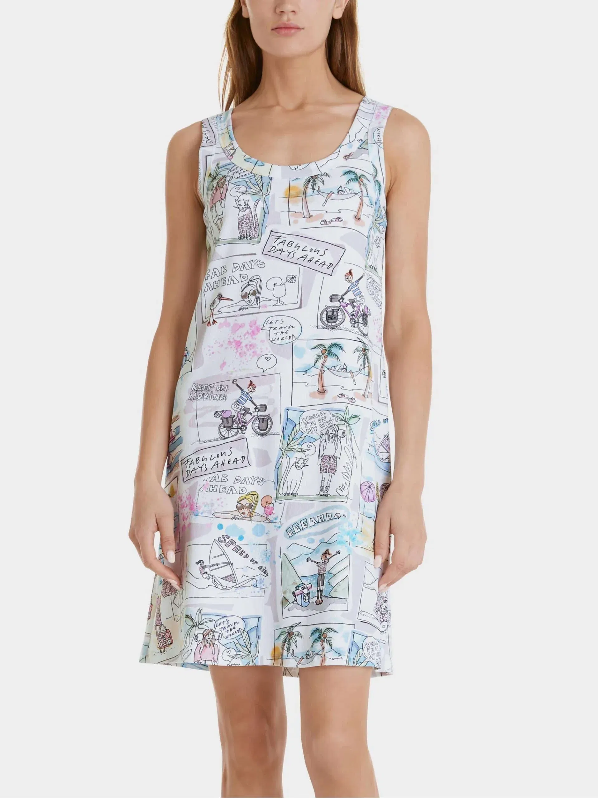 Marc Cain Sports kjole med comic print