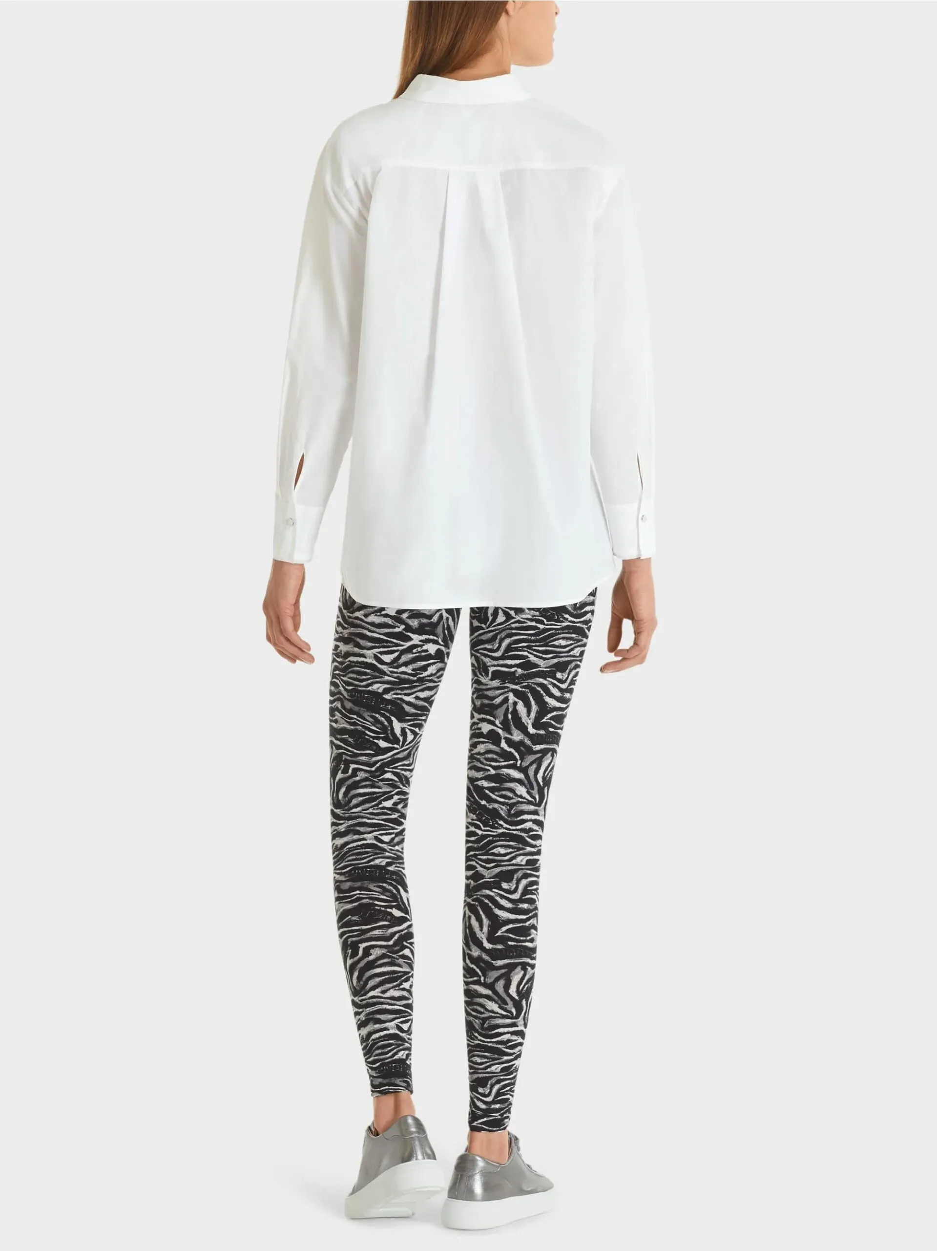 Marc Cain Sports bluse med zebraprint 1