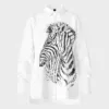 Marc Cain Sports bluse med zebraprint 4